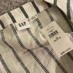 Gap maxi wrap stripes dress